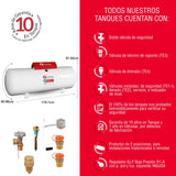 Tanque CYTSA 500 L para Gas LP – Eficiencia y seguridad en todo uso