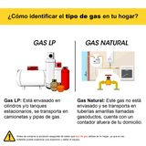 BOILER DEPOSITO GAS LP 60L 2.5 SERVICIOS ENCENDIDO PIEZOELÉCTRICO GUARDIAN