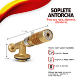 SOPLETE TIPO ANTORCHA DOS TIPO DE FLAMA PARA SOLDAR IDEAL PARA CASA Y TALLER