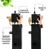 BOILER DE PASO GAS NATURAL 12.5L 4.5 SERVICIOS ENCENDIDO ELECTRICO KALOTRON